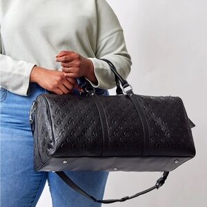 Mia Ray Glam-Aholic Unisex Travel Tote Matte Black